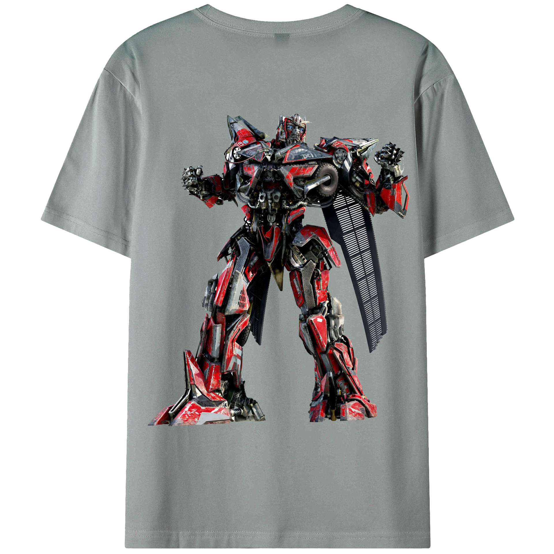 （画像用）  綿100％ メンズ半袖Tシャツ（バックプリント） 通気性